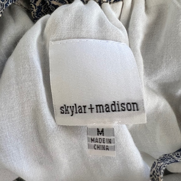 Skylar + Madison Blue Ruffle Long Maxi Dress - Picture 8 of 8